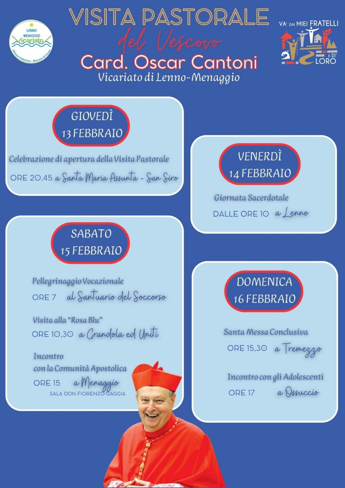 Traccia per il dialogo con il Vescovo Oscar nella visita pastoraledal 13 al 16 febbraio 2025 al Vicariato di Lenno e Menaggio
